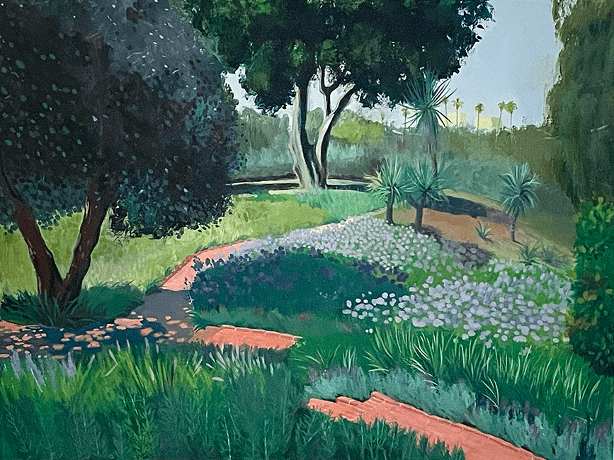 "VRG: Coral," 18 x 24 in.