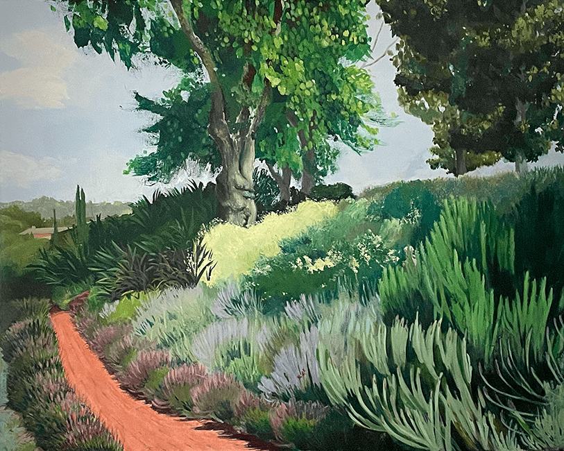 "VRG: Gingko," 24 x 30 in.