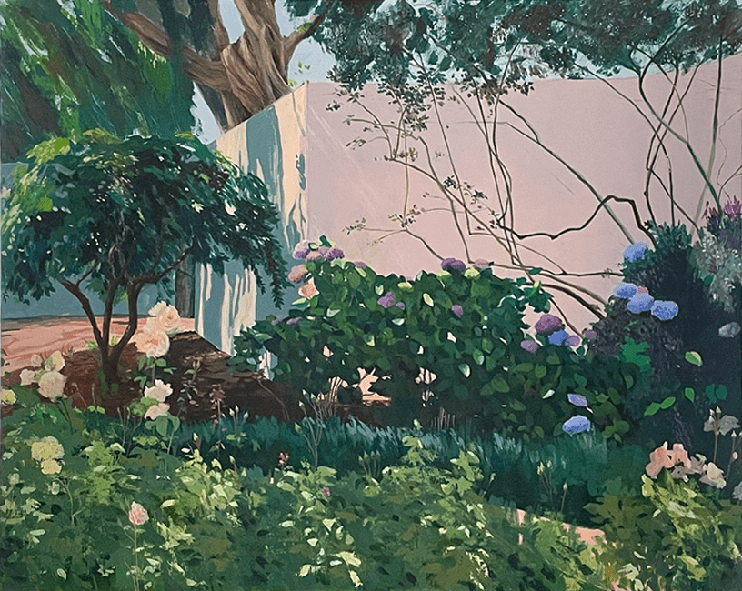 "VRG: Hydrangea," 24 x 30 in.